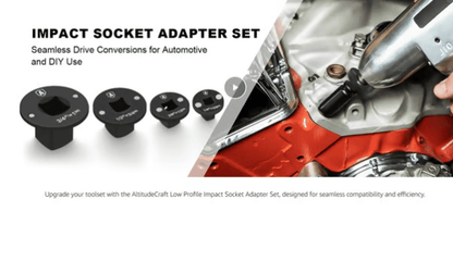 ✨2025 Low Profile Impact Socket Adapter Set – Industrial Drive Ratchet & Wrench Adapter Set for Tight Spaces