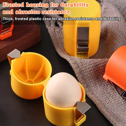 🎊Stainless Steel Egg Opener – Crack, Cut, and Separate Eggs Easily🍳