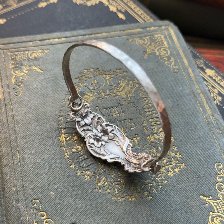 Handmade Spoon Bangle - Crafted by Vintage Spoon