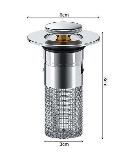 🔥Bathroom Sink Stopper Hair Catcher,  Bathroom Sink Drain Strainer ( BUY 1 GET 1 FREE）