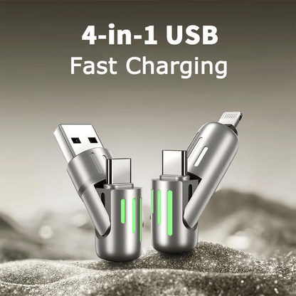 📲4-in-1 USB Charging Cable fast charging MAX 240W⚡