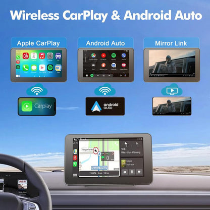 🔥Upgraded Wireless CarPlay Screen for Andriod & Iphone