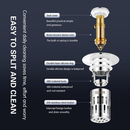 🔥Universal Stainless Steel Drain Strainer (BUY 2 GET 1 FREE)
