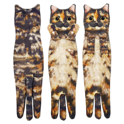 🎁 Early Christmas Sale🎅 Funny Cat Hand Towels