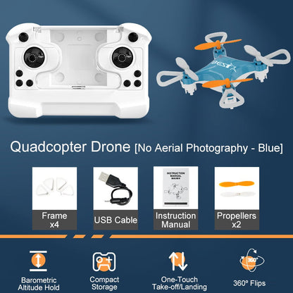 🎅 All-Ages Mini Drone with Easy Stunt Flights & 360° Tricks - Perfect Beginner-Friendly Flyer!