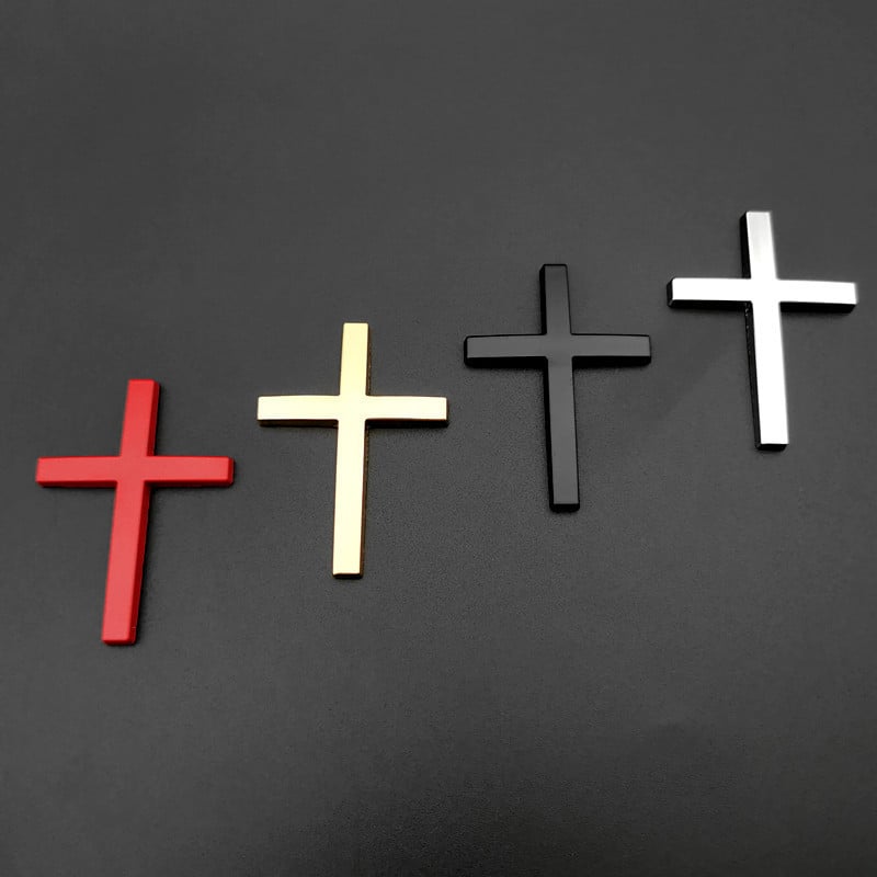 💥 Christian Cross Sticker（1 Set 2 Pcs）