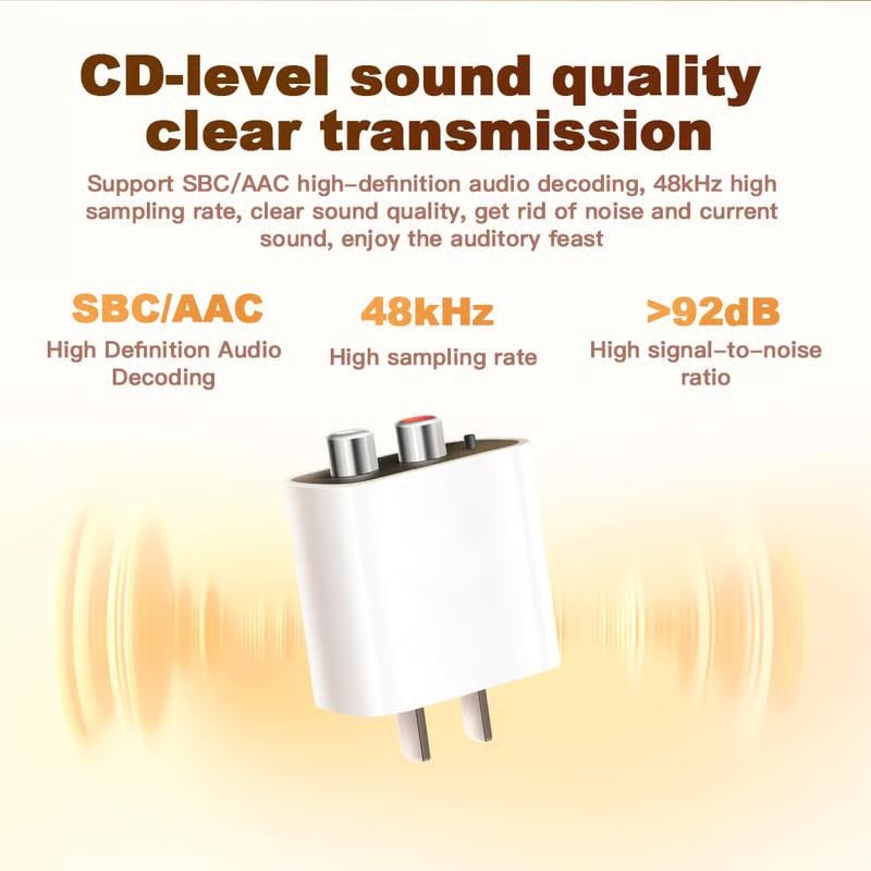 Bluetooth 5.4 Receiver – Upgrade Old Speakers to Wireless Audio