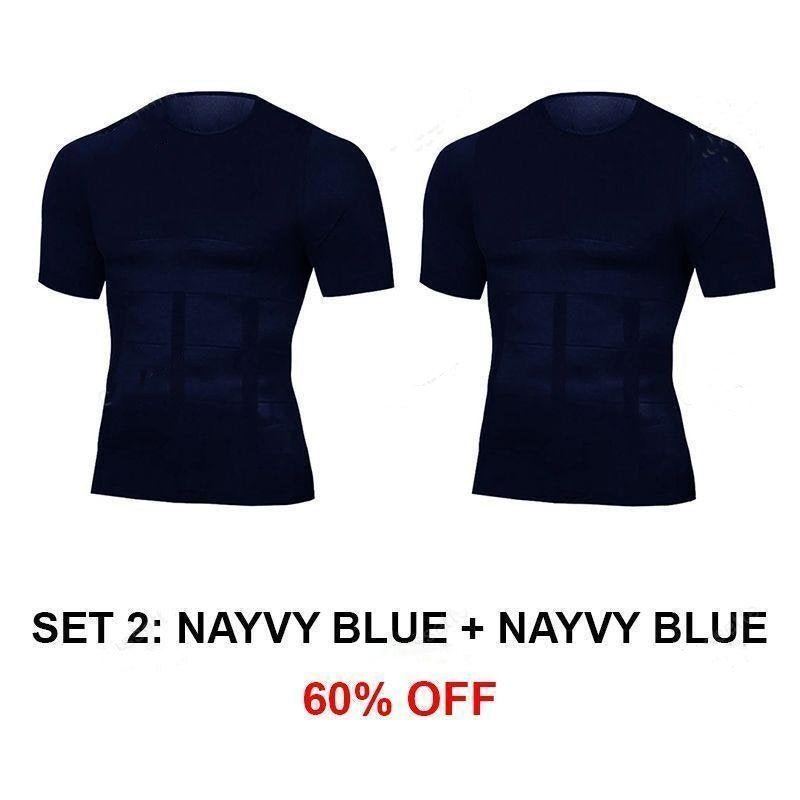 Men's Body Shaper Compression Workout T-shirt