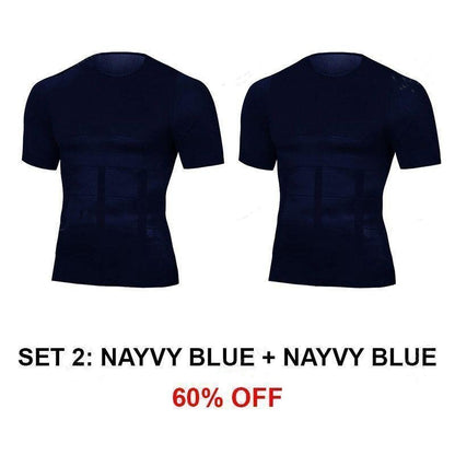 Men's Body Shaper Compression Workout T-shirt