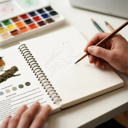 🔥🖼️Beginner-Friendly💕 Watercolor Workbook