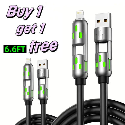 📲4-in-1 USB Charging Cable fast charging MAX 240W⚡