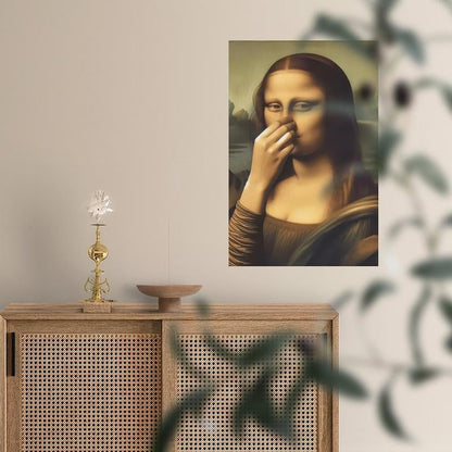 🎄🎅Mona Lisa Bathroom Wall Art Decoration