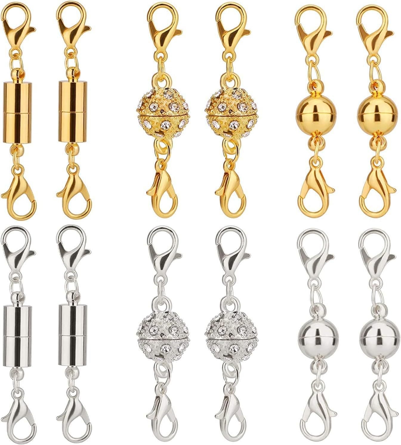 🔥Magnetic Necklace Clasps and Closures    1 Set ( 6 PCS )