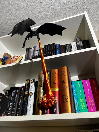 🔥 HOT SALE 🔥🐉Naotstore - Dragon Flame Book Nook
