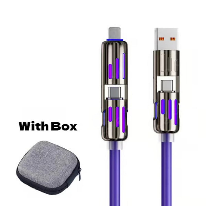 📲4-in-1 USB Charging Cable fast charging MAX 240W⚡