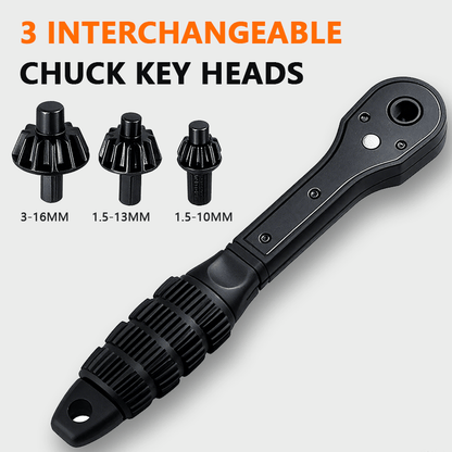 ️Father‘s Day Hot Sale2 in 1 Drill Chuck Ratchet Spanner