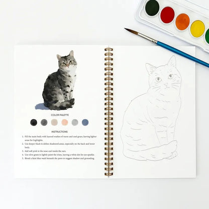 🔥🖼️Beginner-Friendly💕 Watercolor Workbook