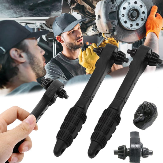 ️Father‘s Day Hot Sale2 in 1 Drill Chuck Ratchet Spanner