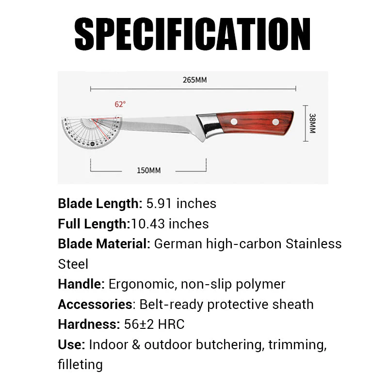 💖 Knife recommended by a Michelin chef - German premium knife