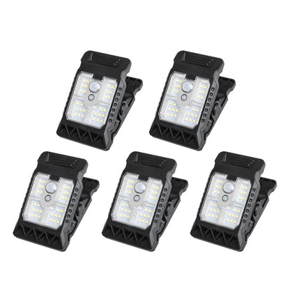 USB & Solar Powered Motion Sensor Clip Lights