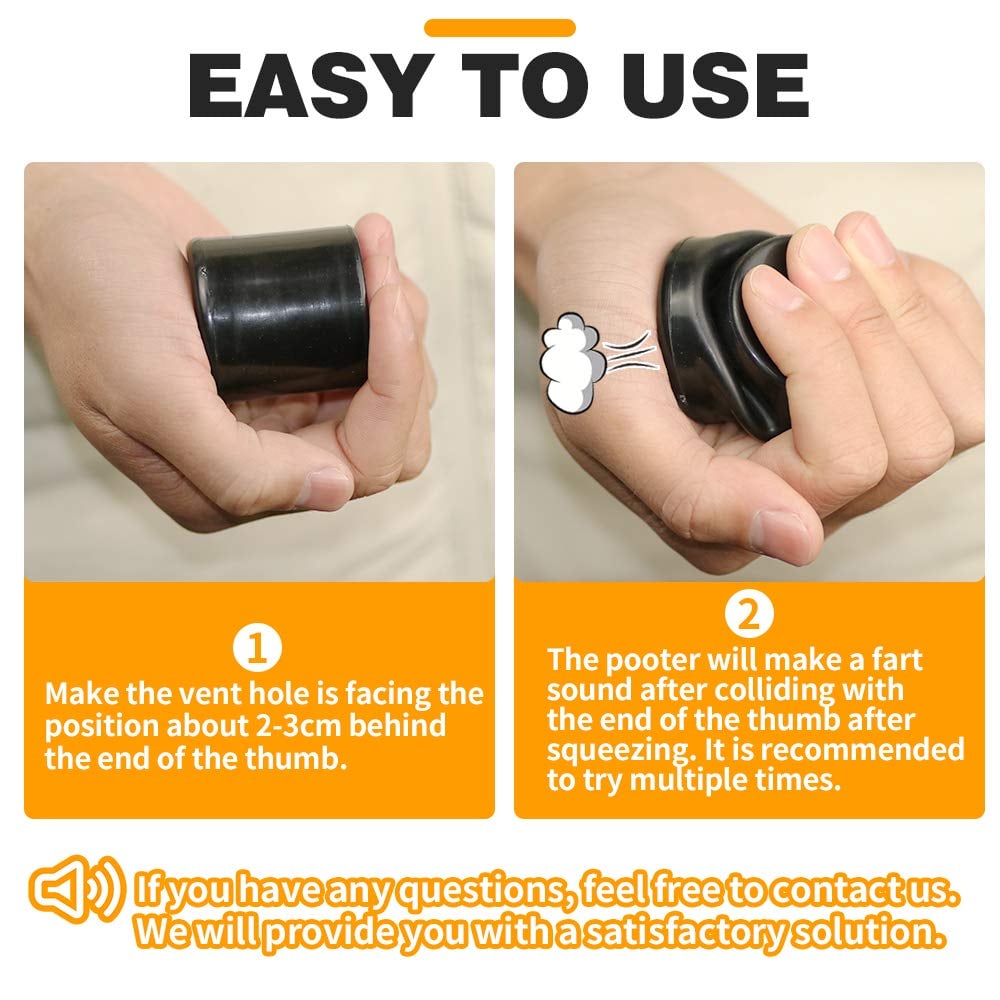 Novelty Squeeze Pooter Fart Machine