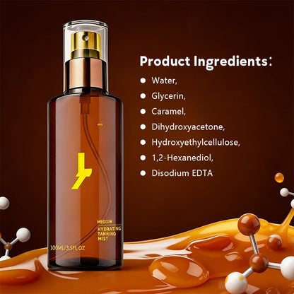 👙Self Tanning Mist for Body— No Fake Tan Smell! - Hydrating Mist For A Gradual Tan