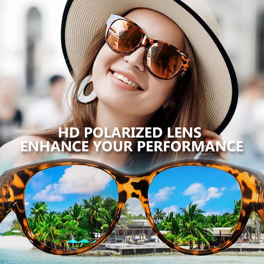 2025 New Polarized UV400 Protection Trendy Round Cat-eye Sunglasses ️