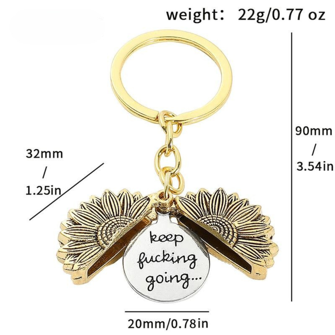 Sunflower Key Chain
