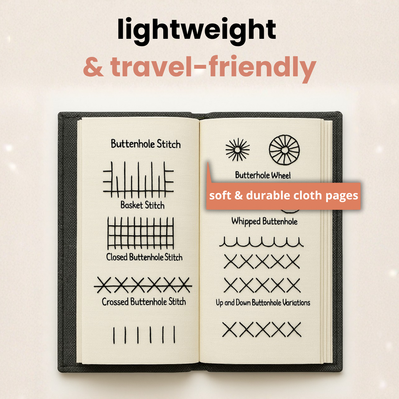 🔥 🌈Beginner-Friendly💕 Embroidery Stitch Book