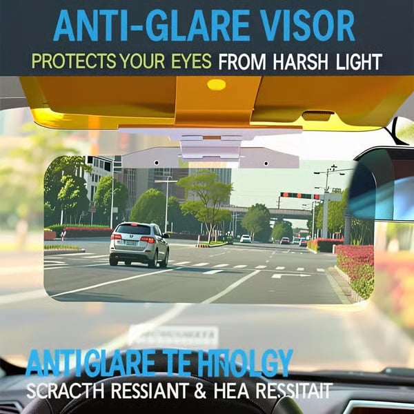 🎄 🚗Sun Visor for Car Universal Anti-Glare Polarized Visor Extender