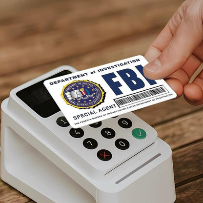 Secret Agent Card Skins Kit: FBI/ICE Designs  • Cosplay & Gift Stickers