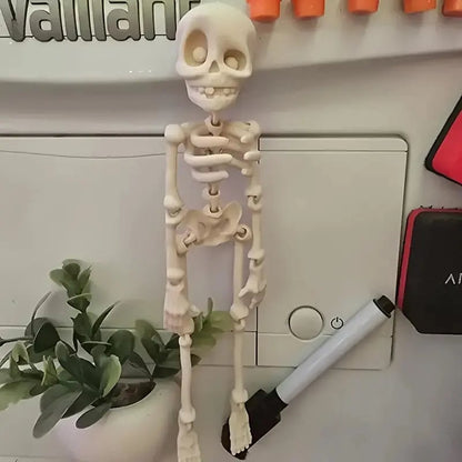Vintage Skeleton Magnetic Figurine 🎃