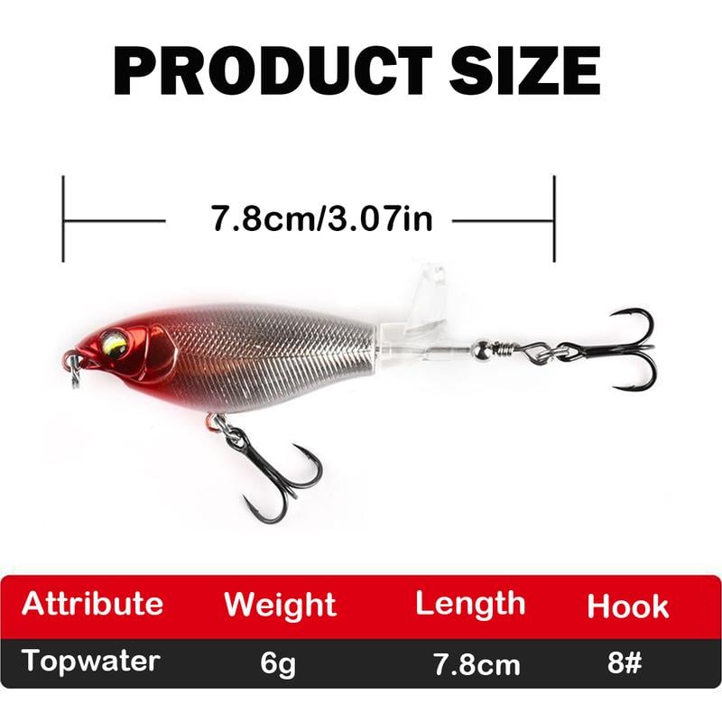✨🔥5PCS-Top Floating Swimming Water Bass Fishing Lures