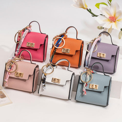 Mini Luxury Bag Keychain Charm