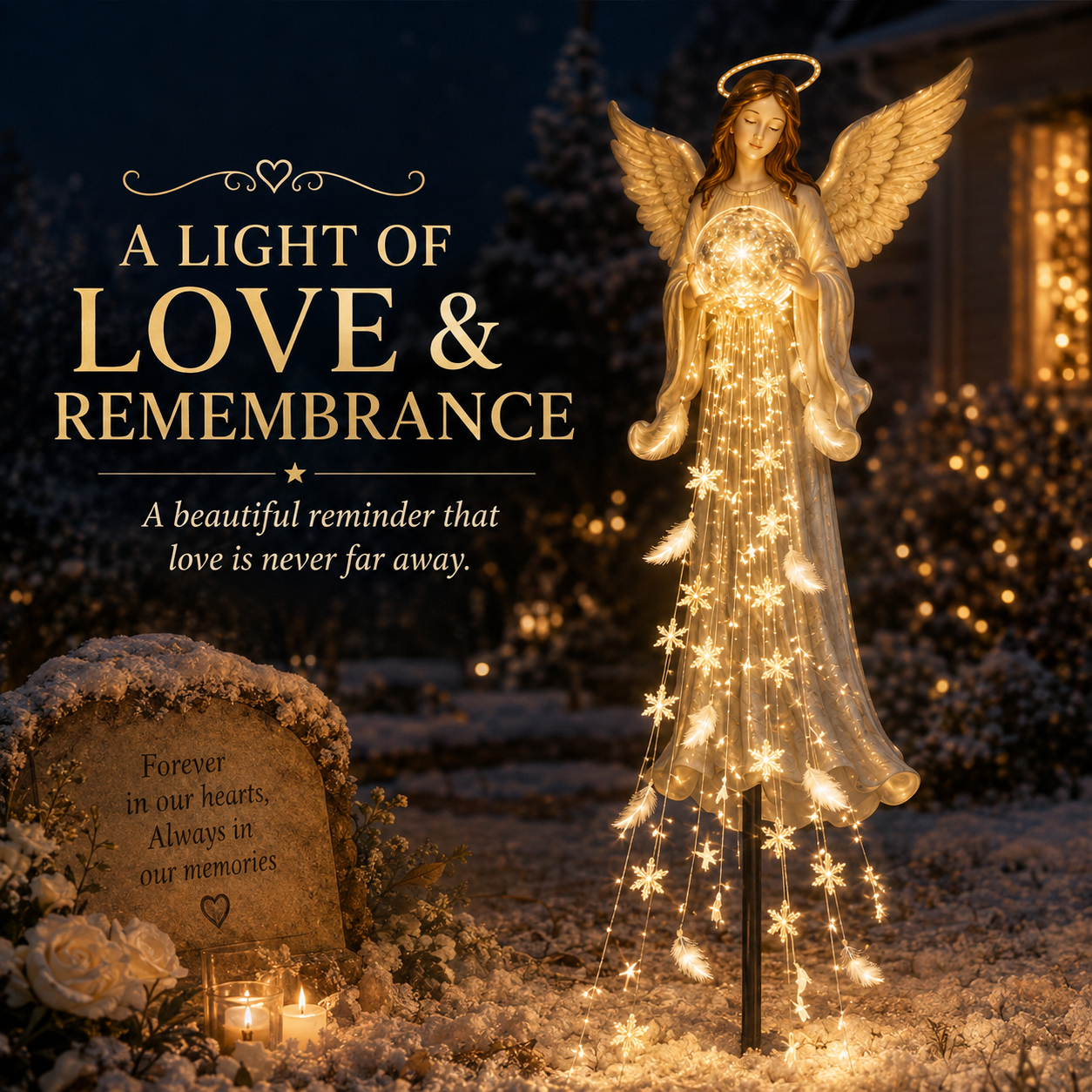 🎁 ✨  Angel Remembrance Garden Light👼