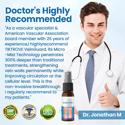VeinGuard Herbal Spray – Clinically Proven to Diminish Varicose Veins in Just 7 Days