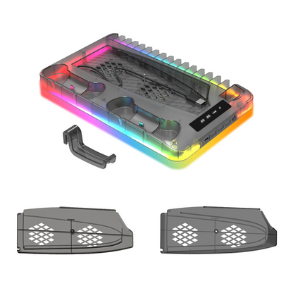 Tiktrove Charging Base Cooling Bracket for Dual PS5 Controller