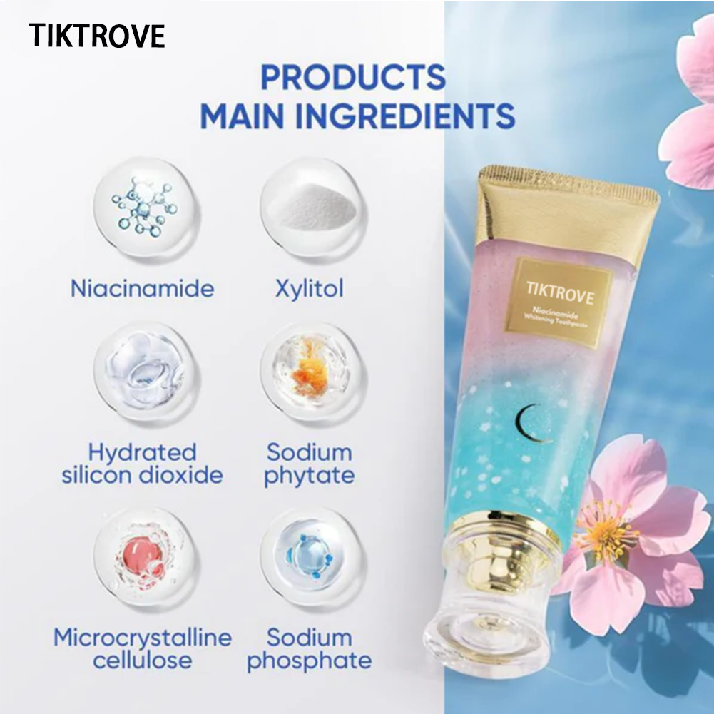 🦷 Niacinamide Whitening Toothpaste - For Healthier, Whiter Teeth!