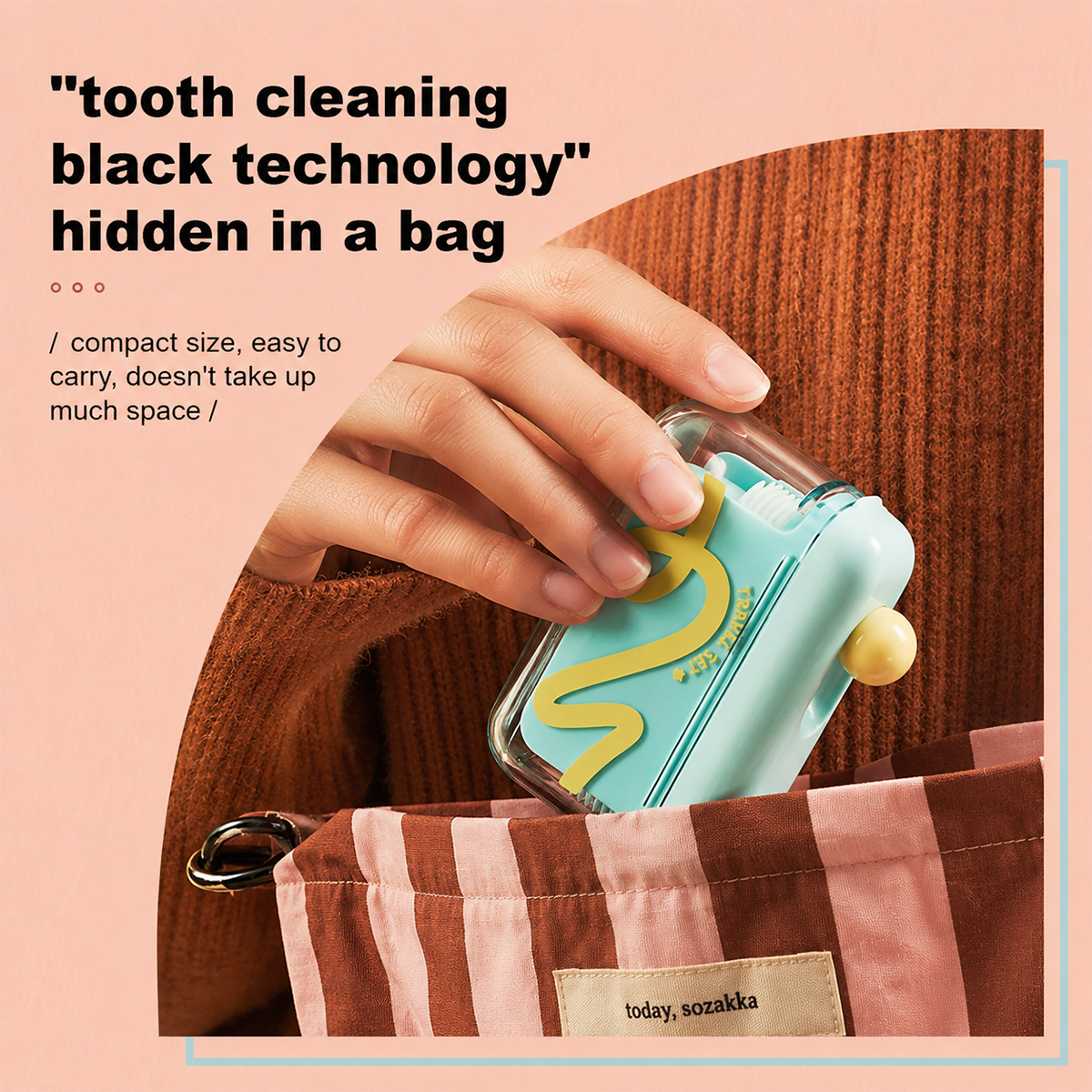 Portable Automatic Pop-up Dental Floss Box