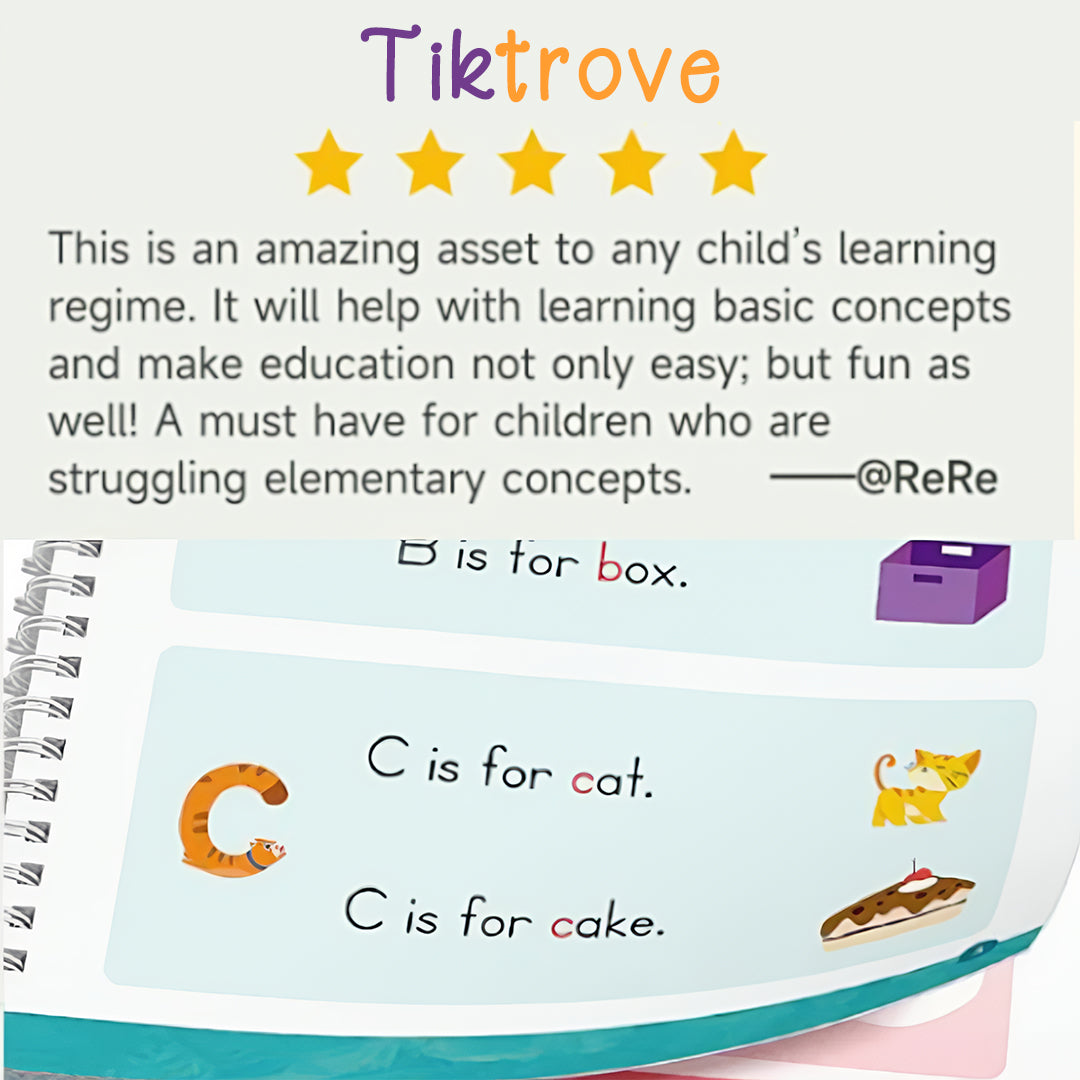 Tiktrove Workbook: Fast-Track Young Minds