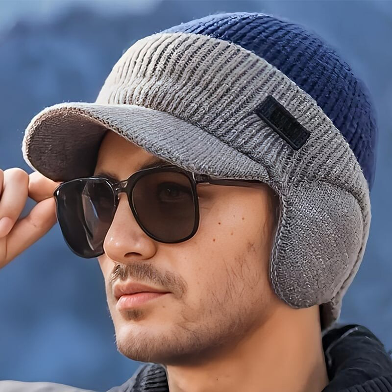 Windproof Thermal Cap with Visor