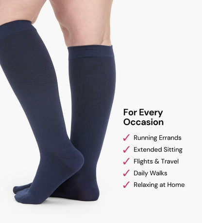 Tiktrove Advanced Wide Compression Socks For Pain Relief