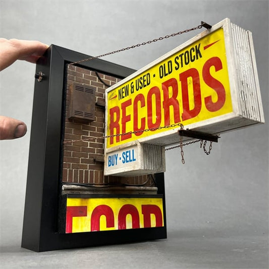 Record Store Retro Wall Light - Record Collector Gift✨