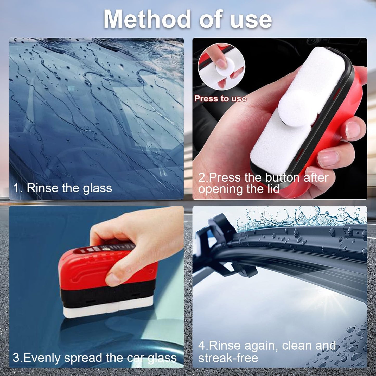 Automotive Oil Film Cleaning Brush