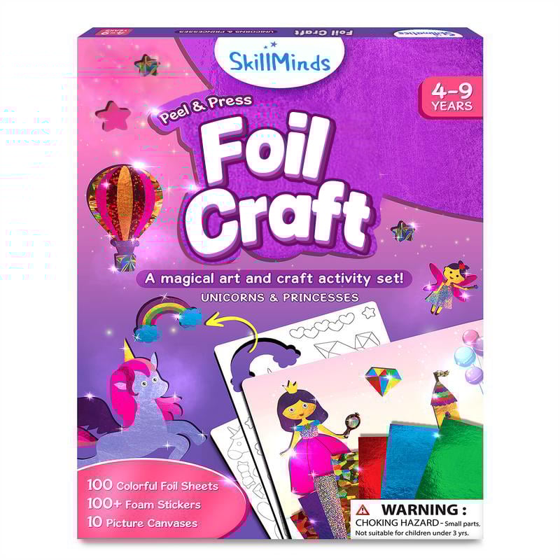 Foil Art & Craft Activity 🤲💓No Mess Art Kit