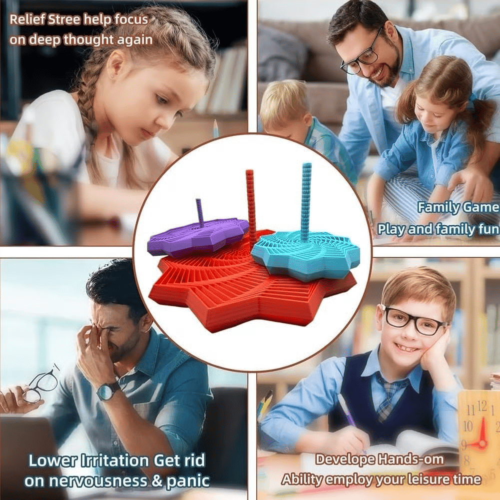 🔥3D Printed Expanded Sensory Fidget Star