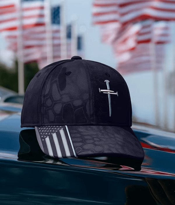 ✝️Adjustable Jesus 3 Nail Cross Hat?