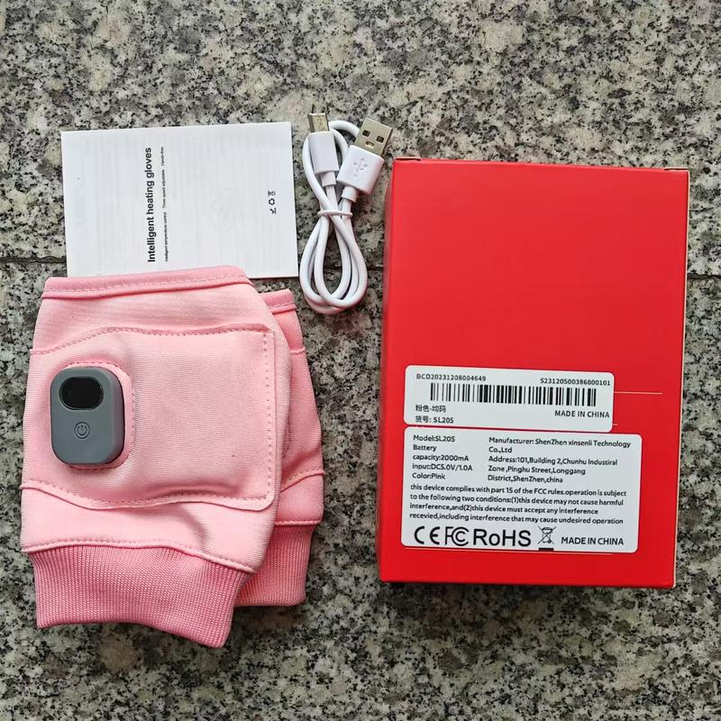 Portable Heating Gloves with Digital Display