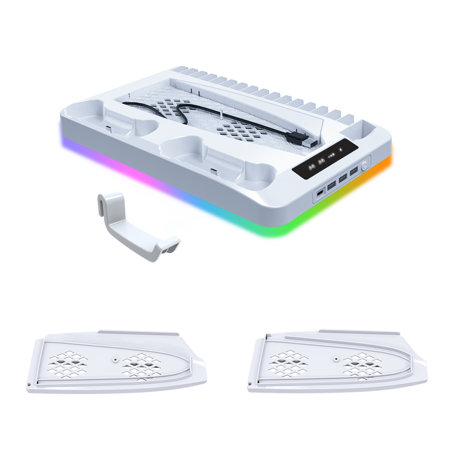 Tiktrove Charging Base Cooling Bracket for Dual PS5 Controller