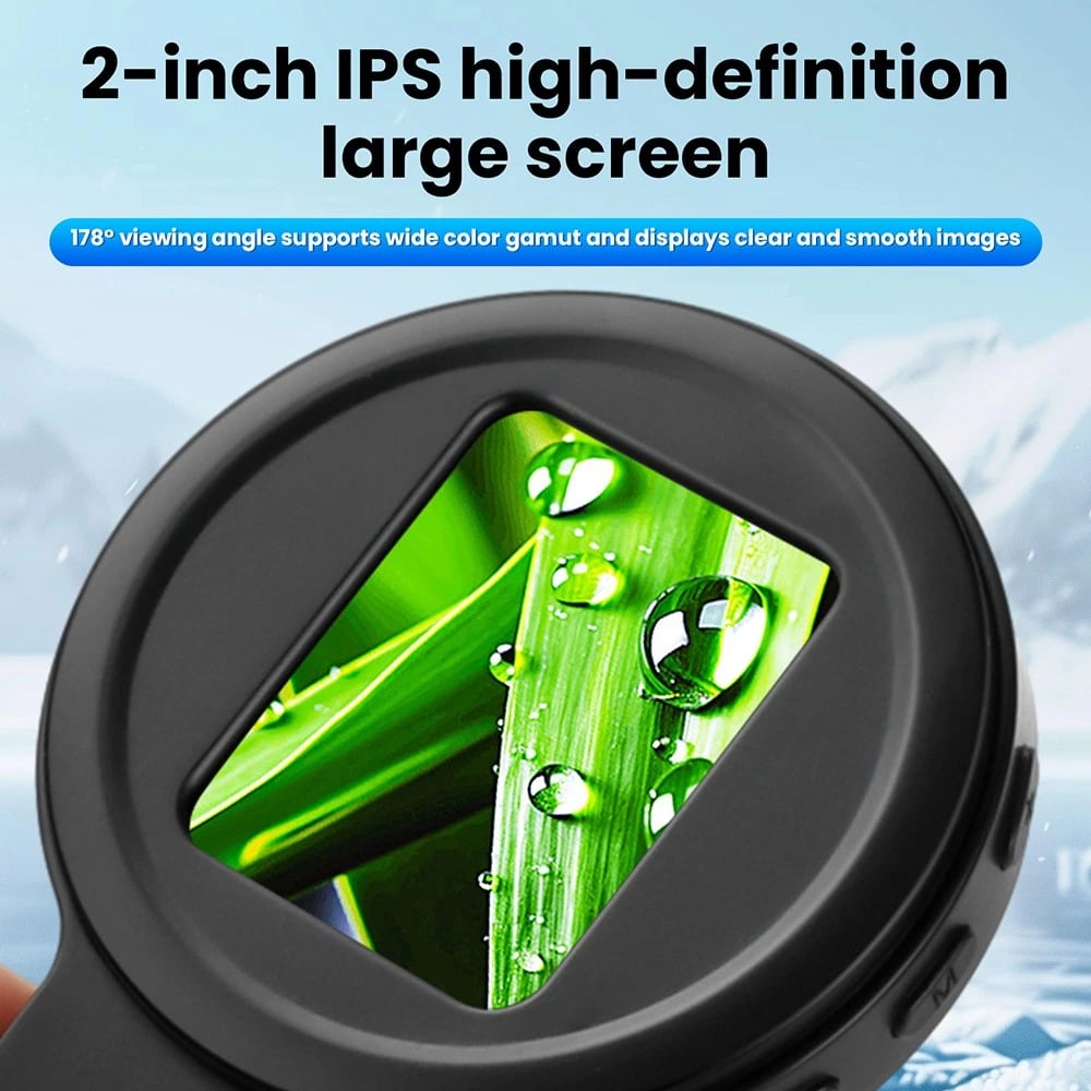 20X Digital Microscope 2.0 inch IPS Video Coin Microscop With Magnifying Glass